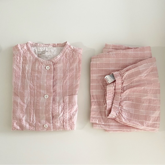 *SOLD*MUJI seersucker short sleeve pajamas - Picture 7 of 7